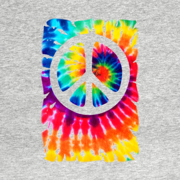 Cool Tees Peace Symbol Tie Dye by COOLTEESCLUB